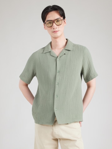Only & Sons Средняя посадка Рубашка 'ONSKYLE' в Зеленый: спереди