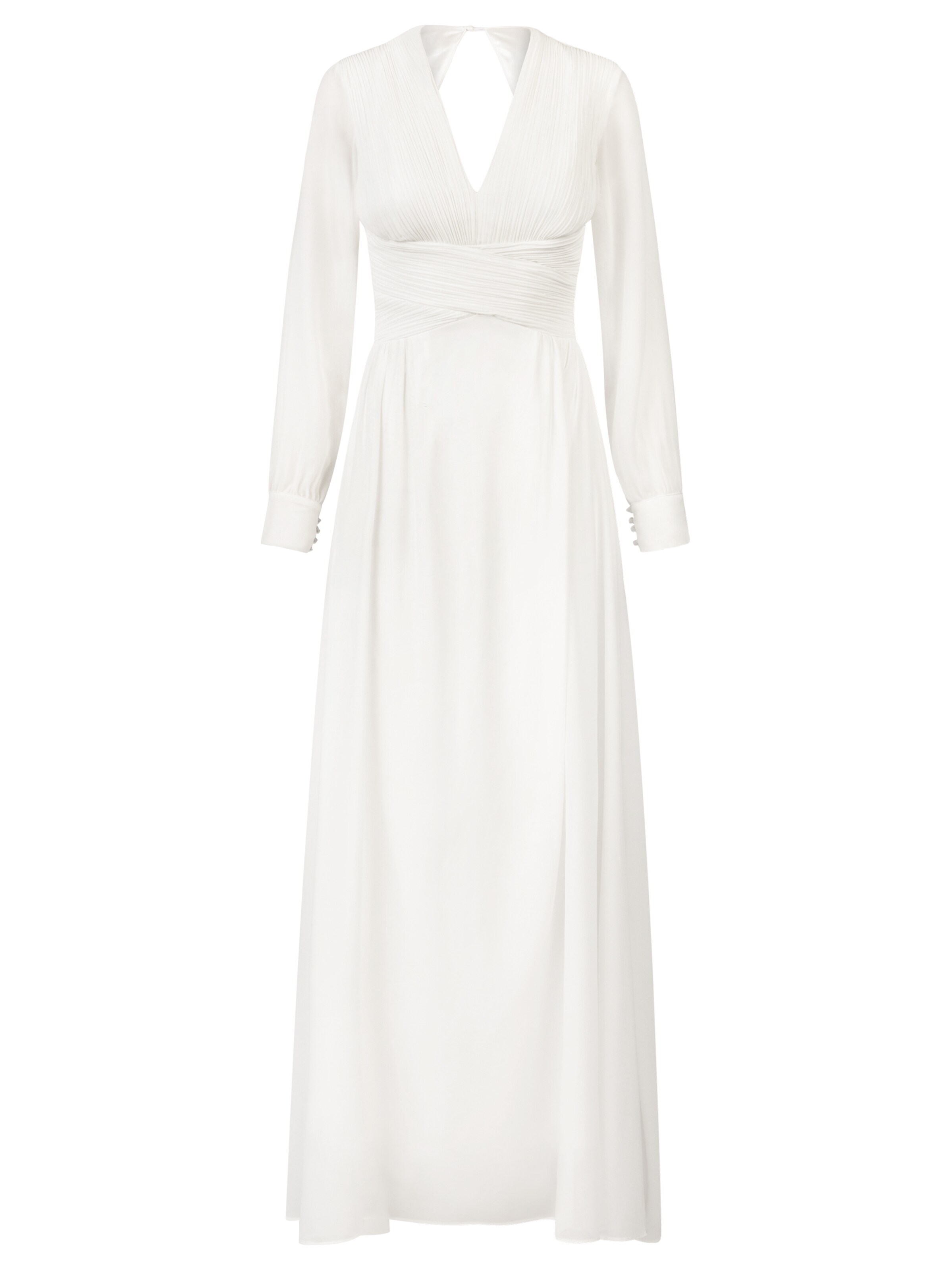 Kraimod Õhtukleit, värv valge: eest vaates