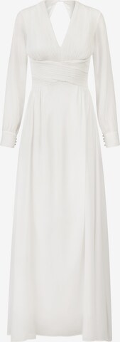 Robe de soirée Kraimod en blanc : devant