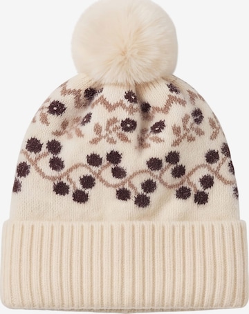 Magicshe Hat 'Warme Strickmütze mit Bommel' in Brown: front