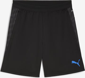 PUMA Regular Workout Pants 'IndividualCUP' in Black: front