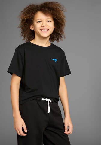 KangaROOS T-Shirt in Schwarz: Vorderseite
