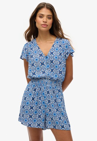 Superdry Jumpsuit in Blue: front