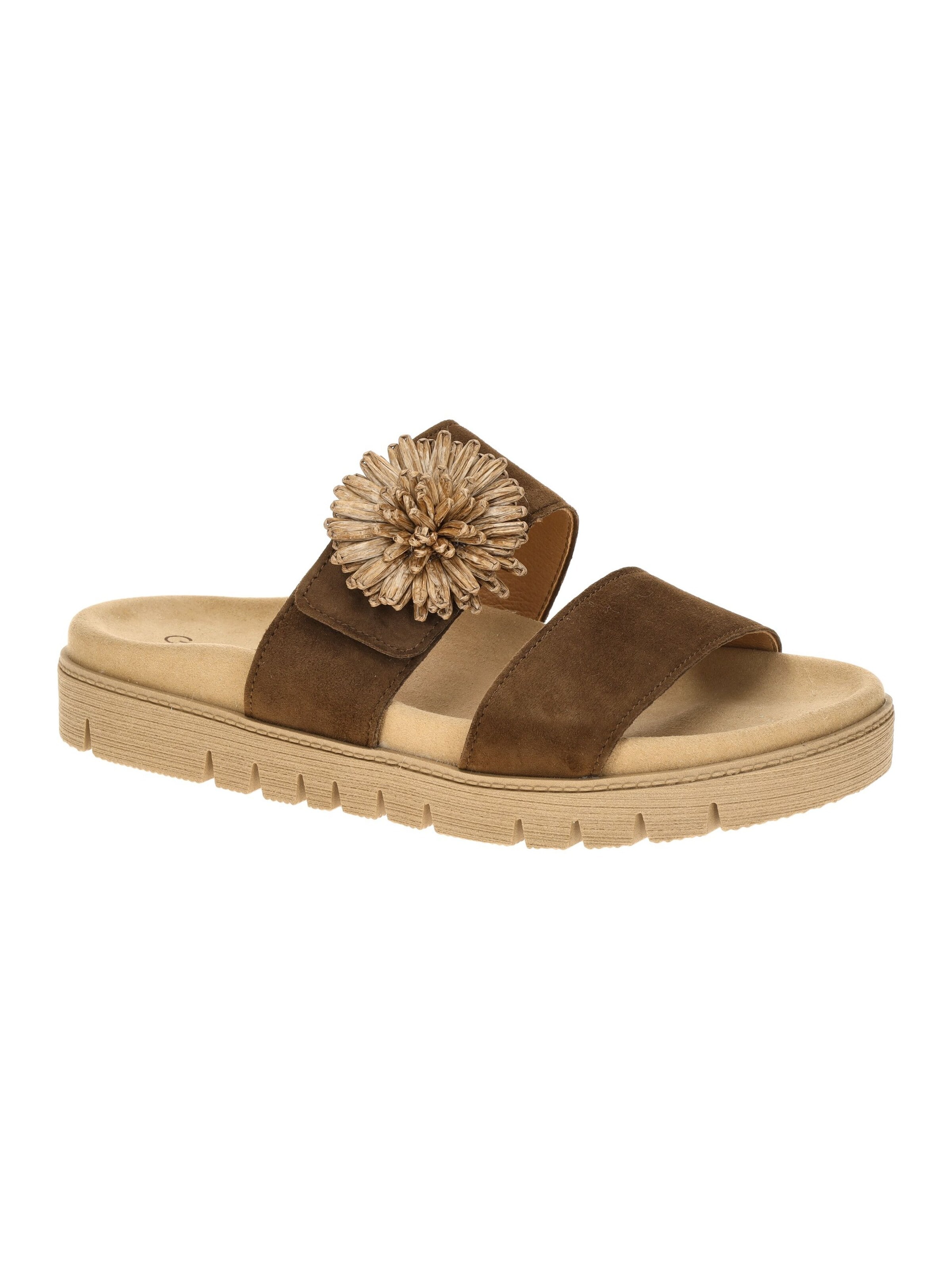 GABOR Pantolette 'Gabor Pantolette braun cacao Velour 83.743.18'‌‌‌‌‌ in 36 in braun, Produktansicht