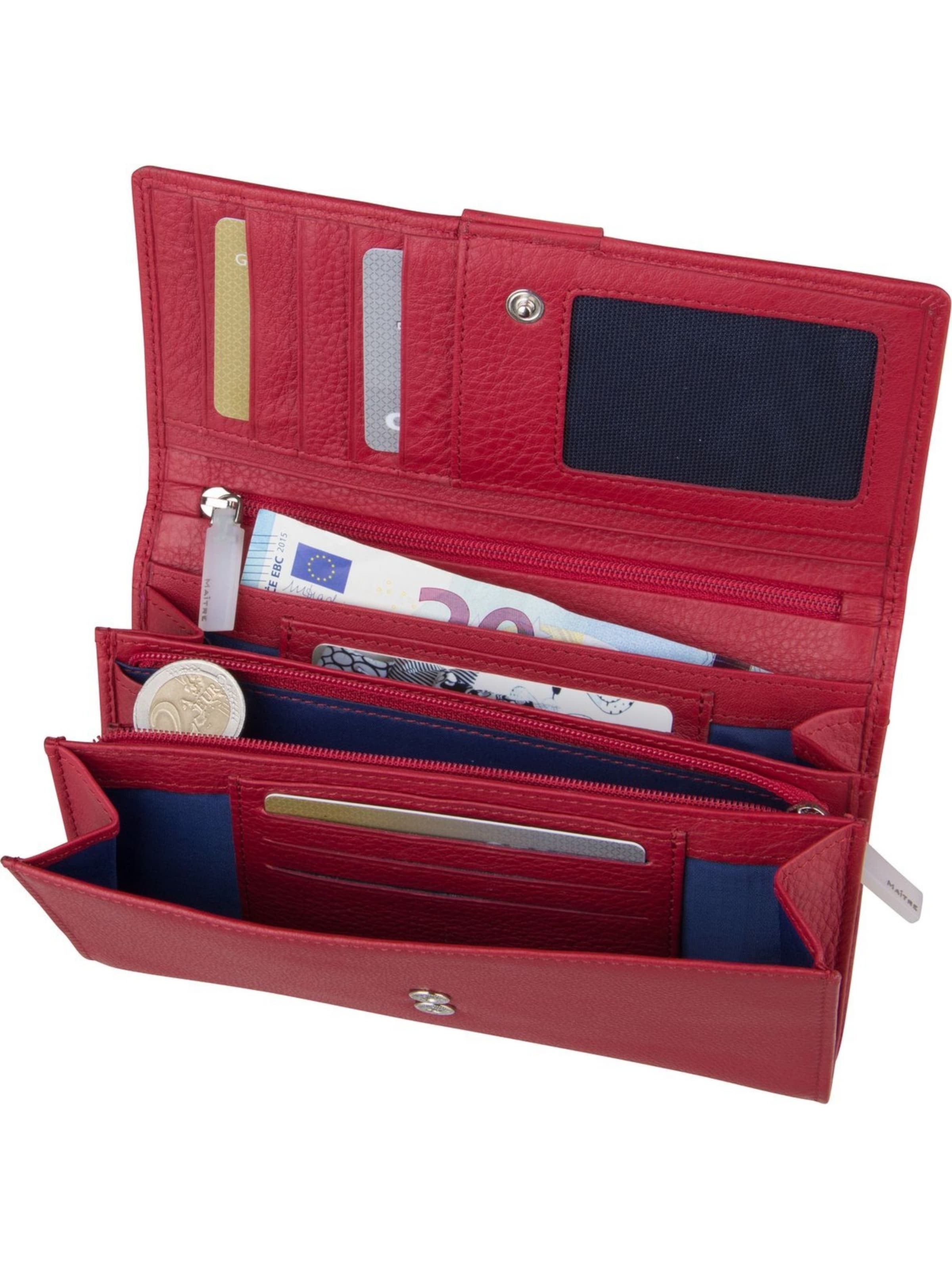 Portamonete 'Kirschroth Diedburg' di Maître in rosso