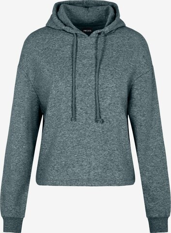 Pieces Petite Sweatshirt 'Chilli' in Grey: front