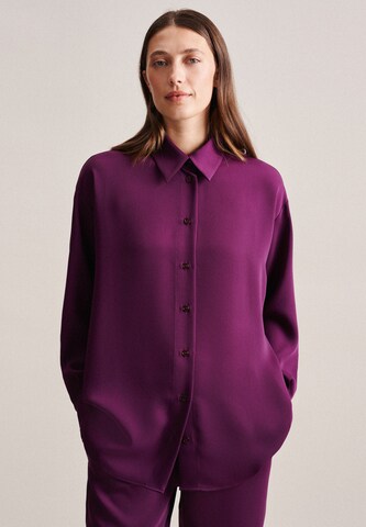 SEIDENSTICKER Blouse in Lila: voorkant