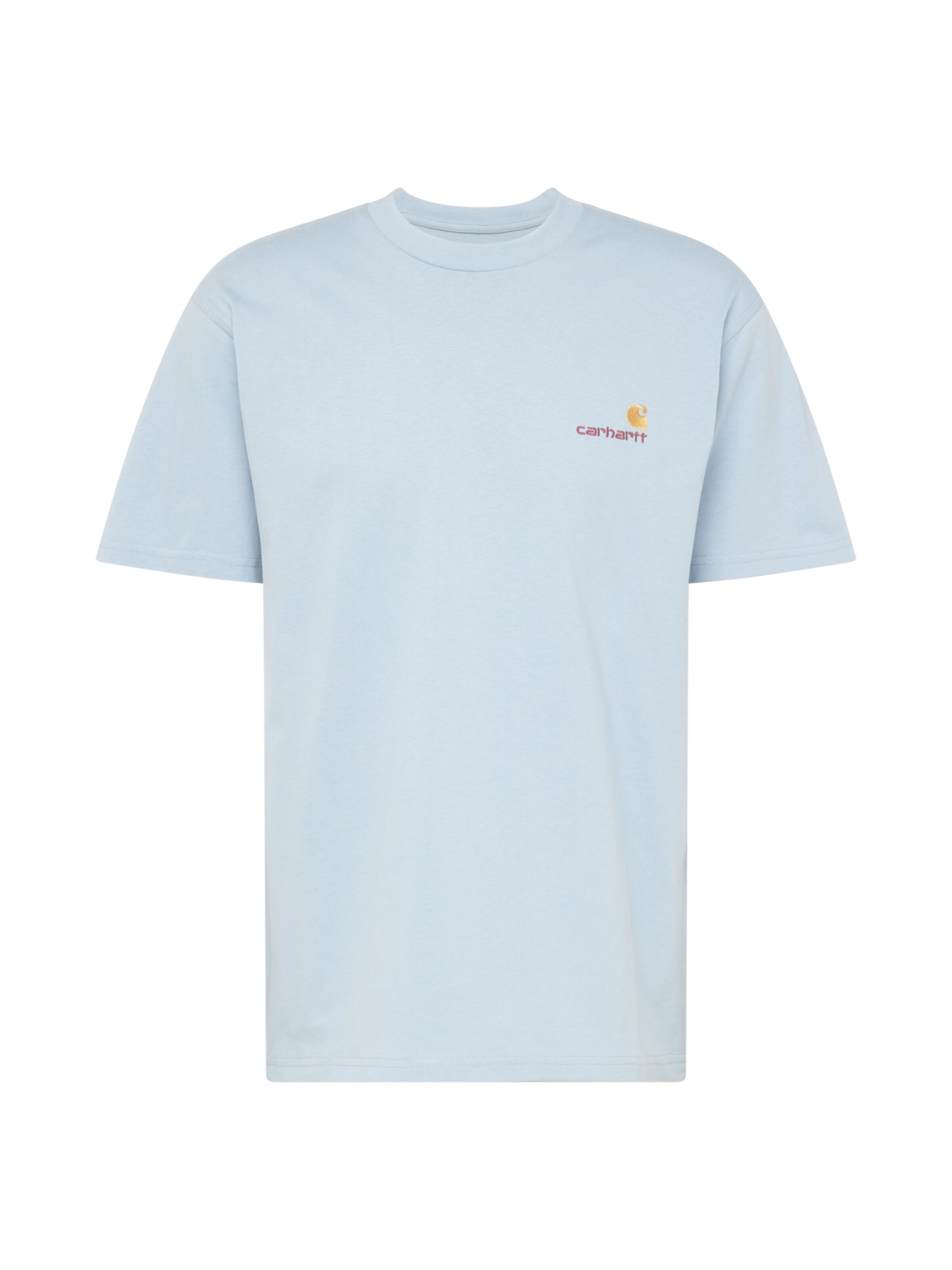 Carhartt WIP T-Shirt 'American Script' in Blau: Vorderseite
