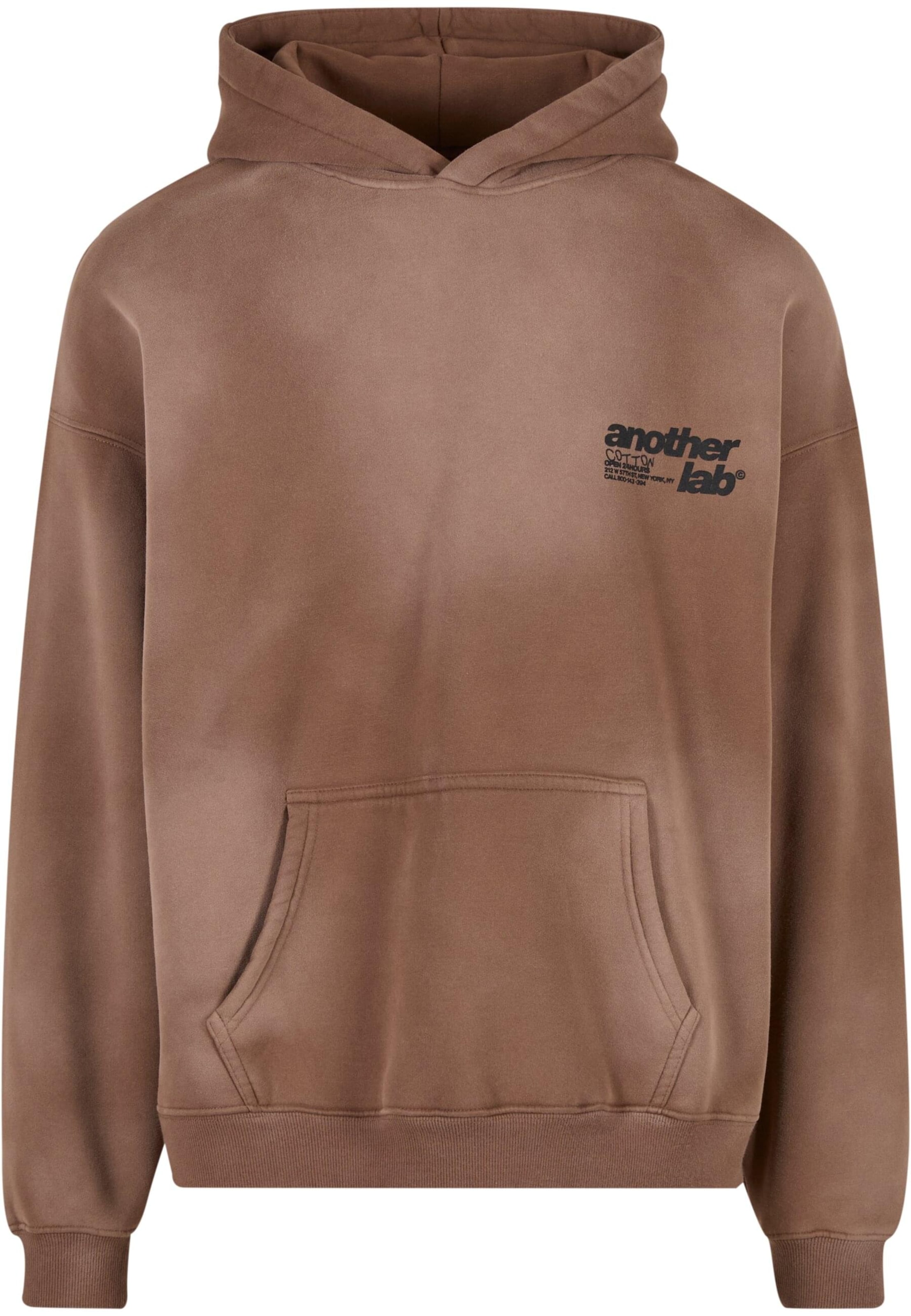 Another Cotton Lab - Sudadera 'Pancake' en marrón: frente