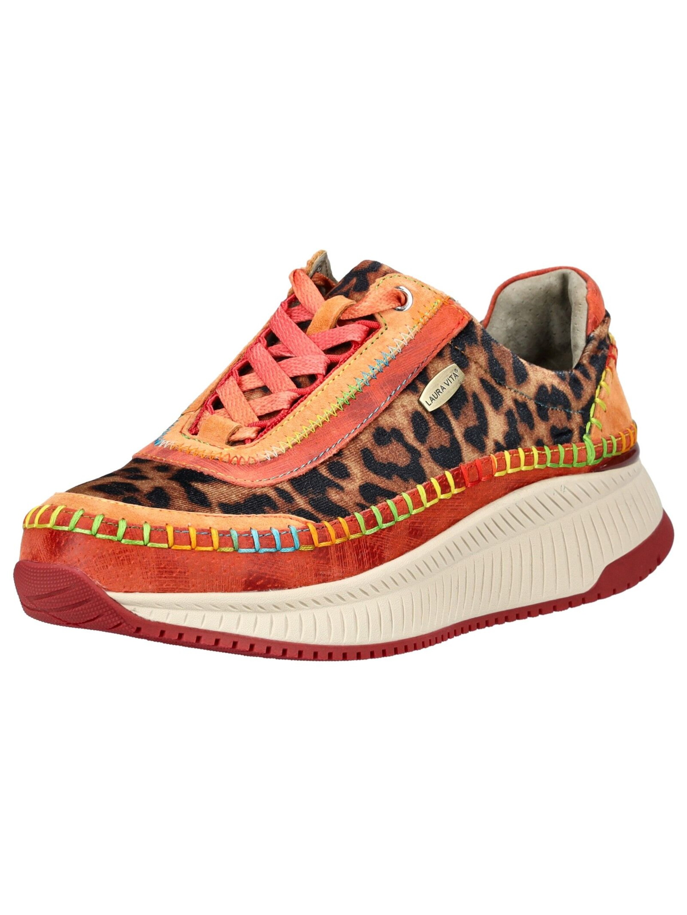 Laura Vita Sneaker in Orange: Vorderseite
