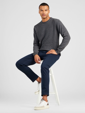 MADS NORGAARD COPENHAGEN Sweater 'Karsten' in Grey