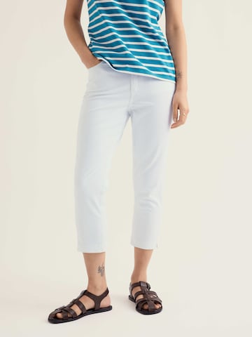 Slimfit Pantaloni 'Albert Quay' di Seasalt Cornwall in bianco: frontale