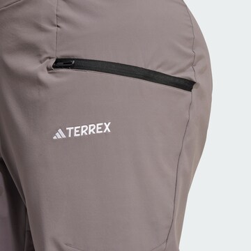 ADIDAS TERREX Regular Outdoorhose 'Xperior' in Braun