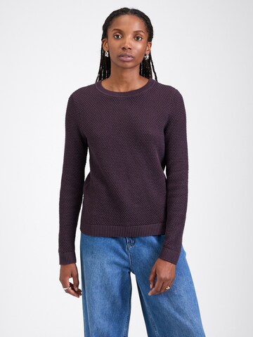 VILA Sweater 'VIDALO' in Purple: front