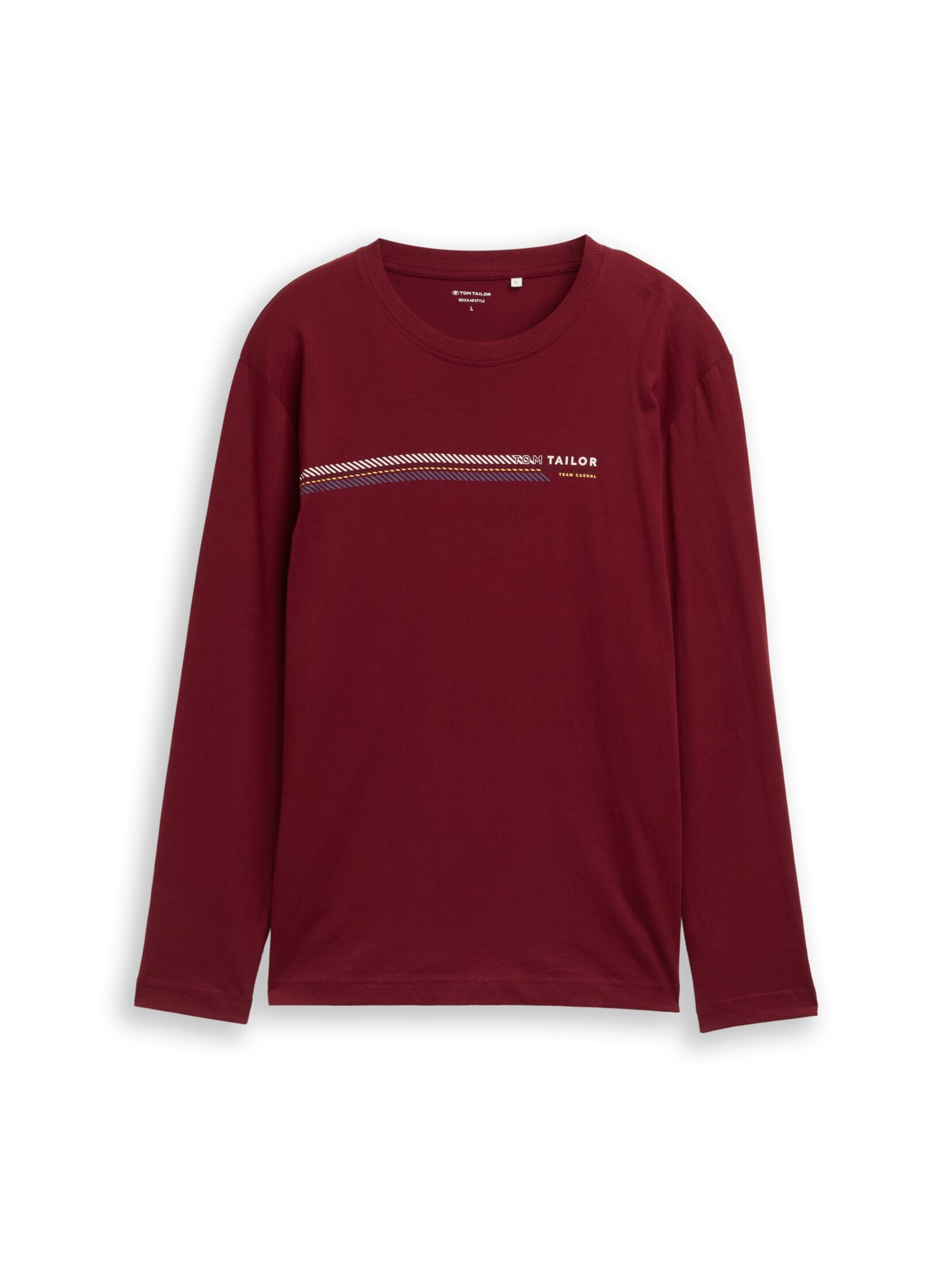 TOM TAILOR Shirt in Red: front