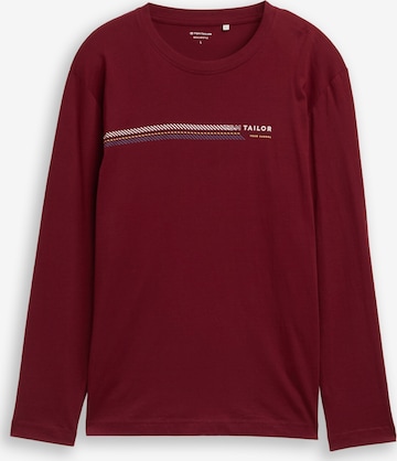 TOM TAILOR Shirt in Red: front