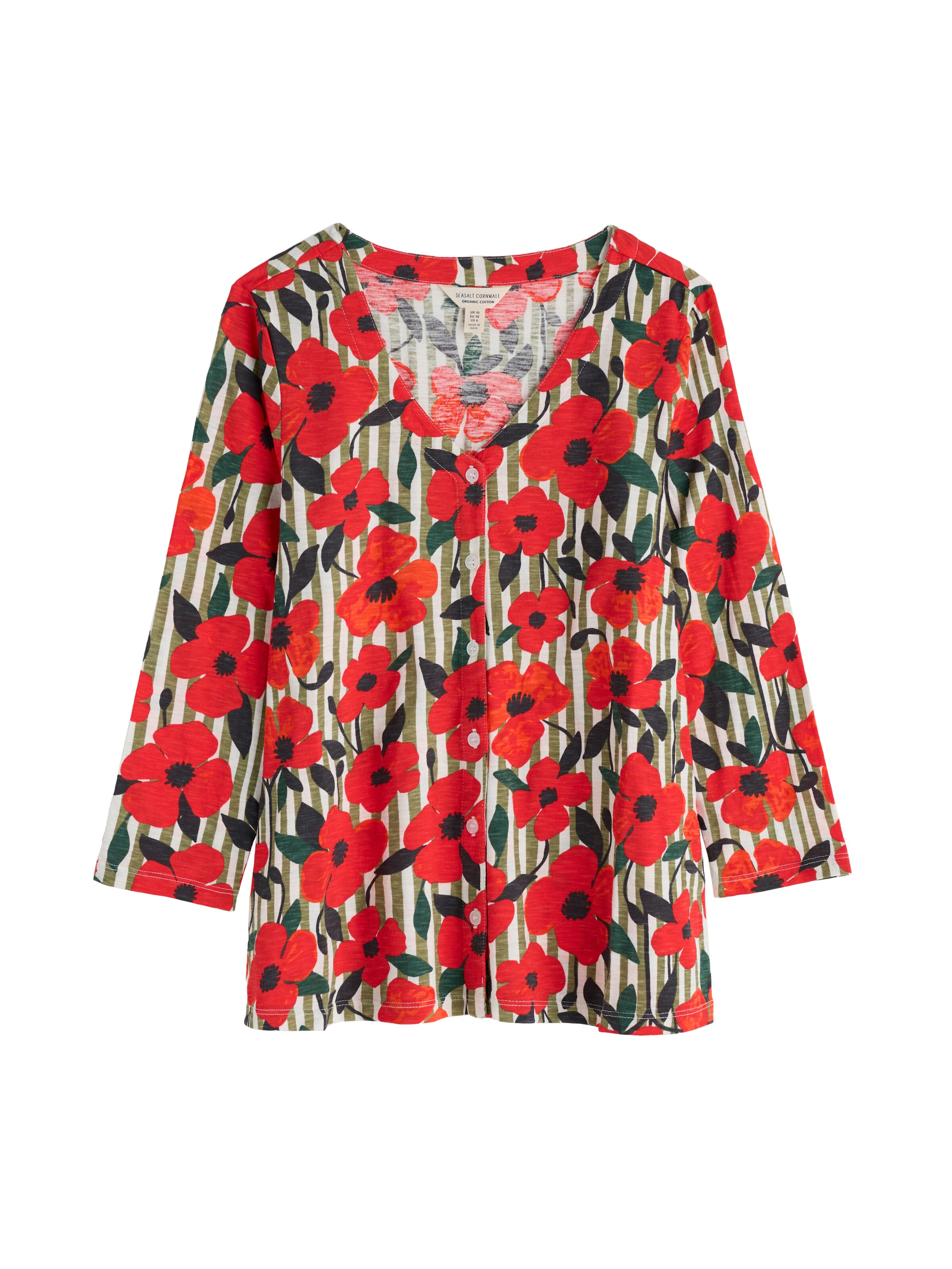 Chemisier Seasalt Cornwall en rouge : devant