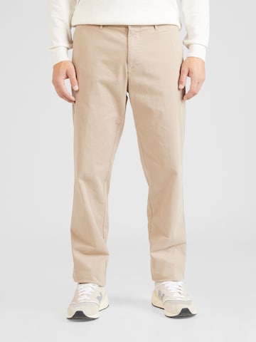 regular Pantaloni chino 'Crigan3-D' di BOSS in beige: frontale