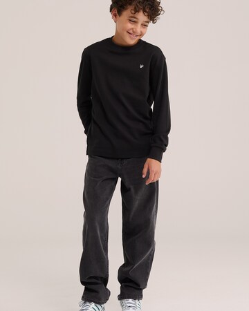 WE Fashion Sweatshirt in Black