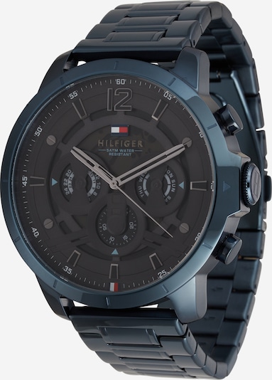 TOMMY HILFIGER Montre à affichage analogique en bleu foncé / noir, Vue avec produit