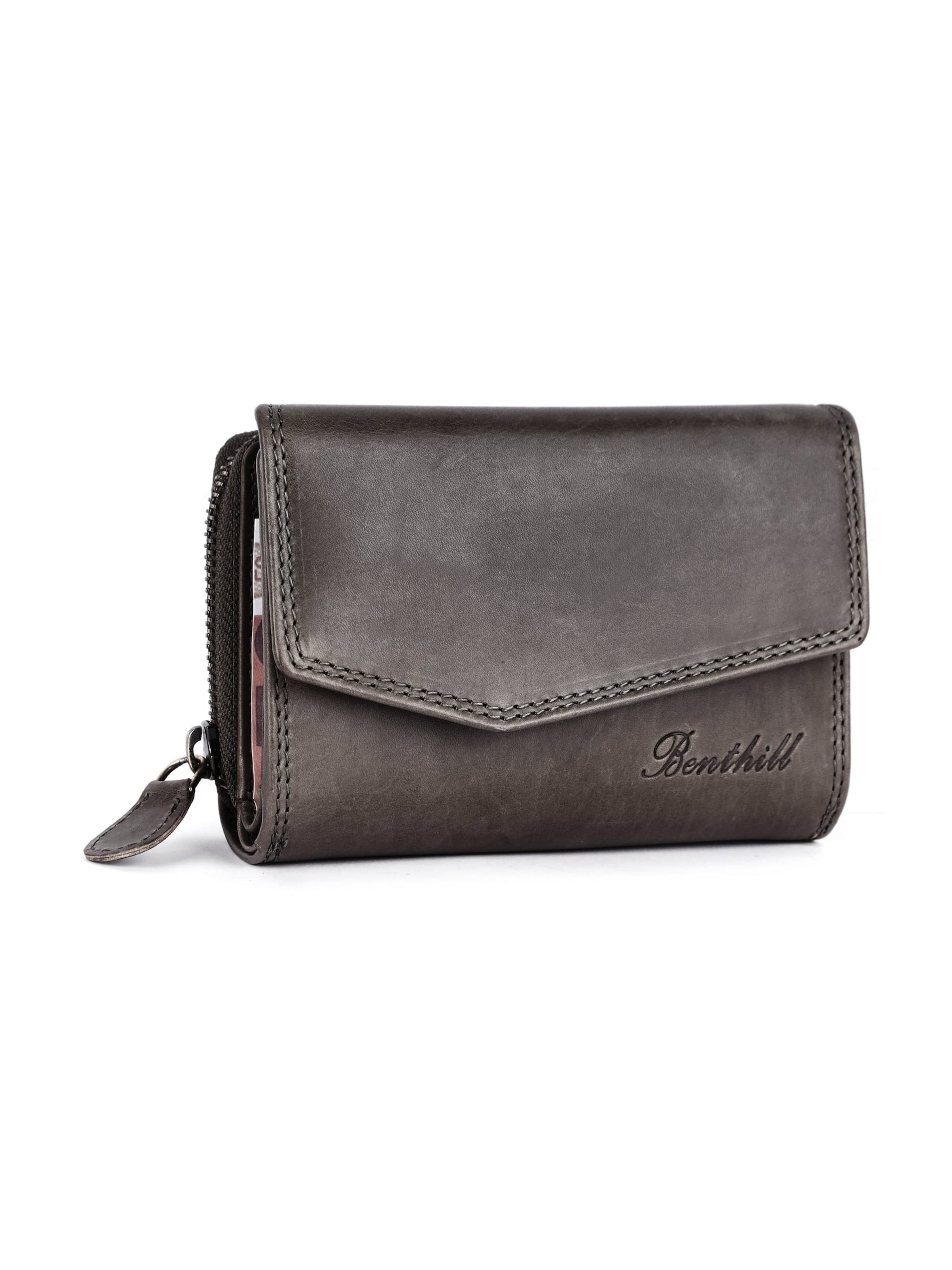 Benthill Wallet in Grey: front