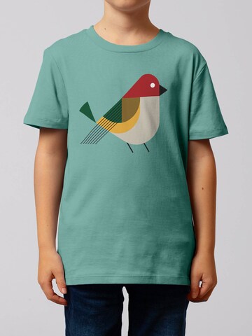 watabout.kids Shirt 'Vogel' in Blue