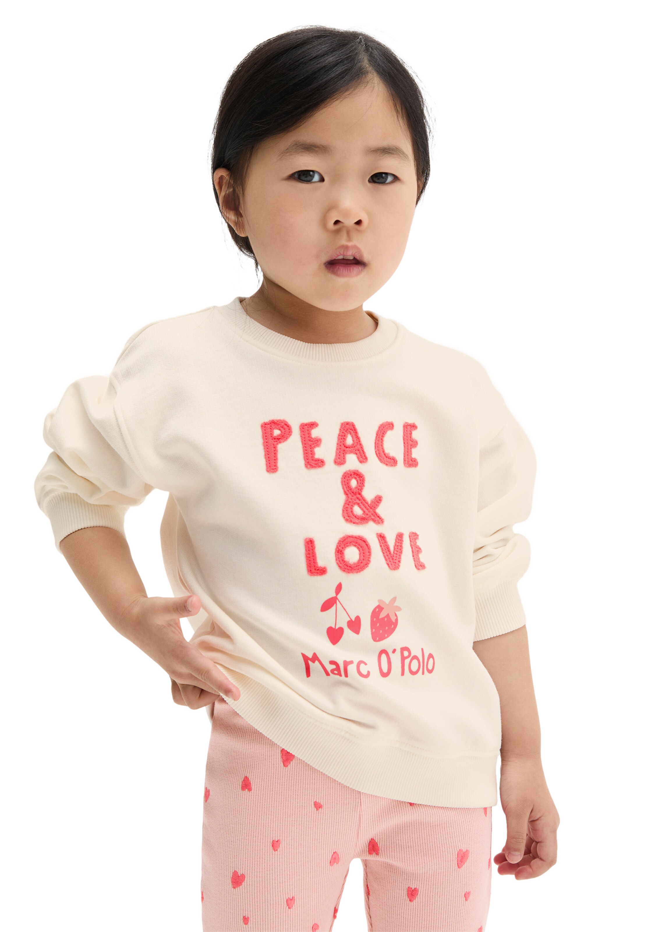 Marc O'Polo Sweatshirt in Weiß: Vorderseite