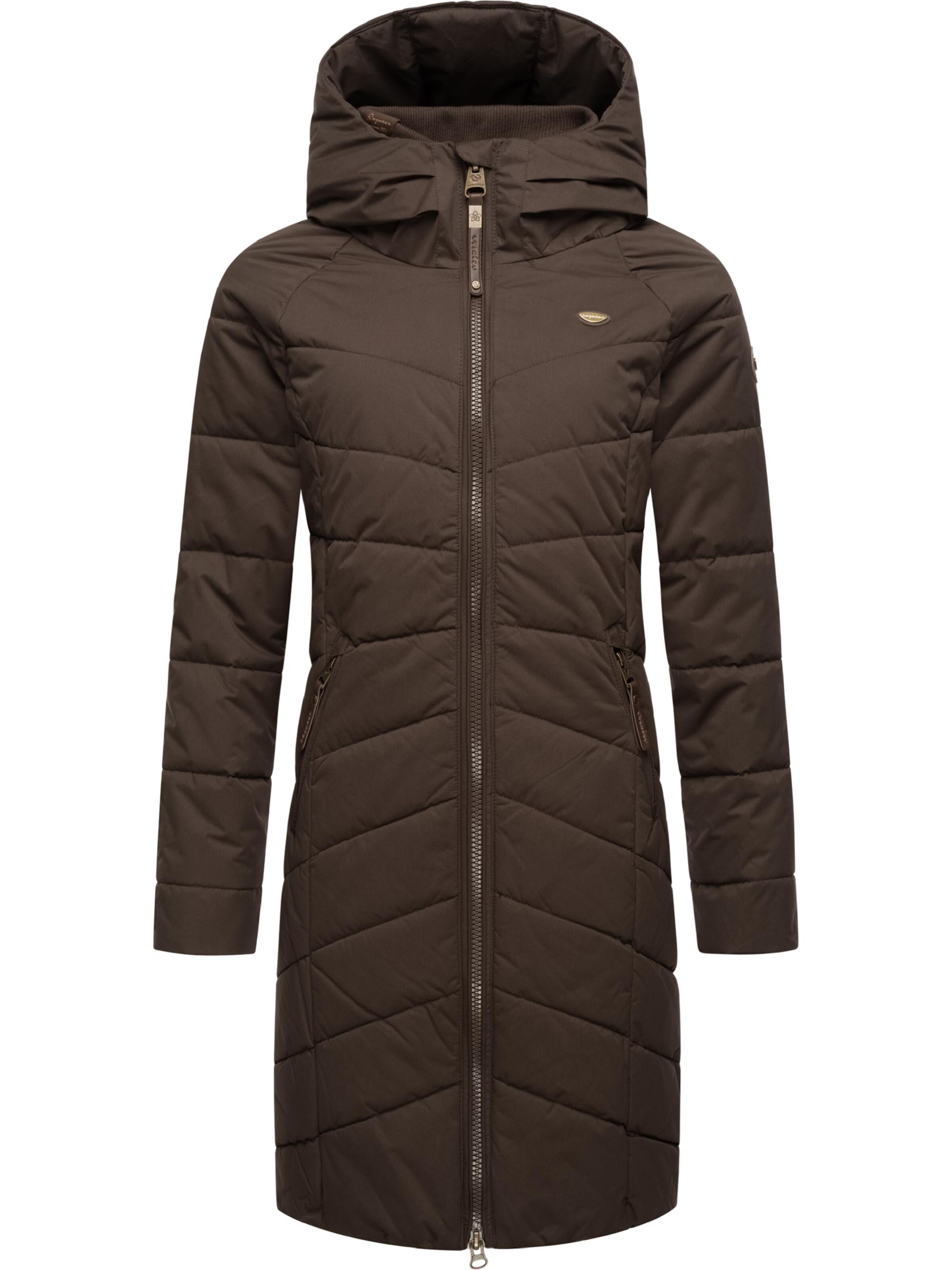 Ragwear Funktionsfrakke 'Dizzie' i brun: forside