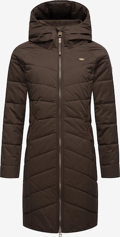 Manteau d’hiver 'Dizzie' Ragwear en marron : devant