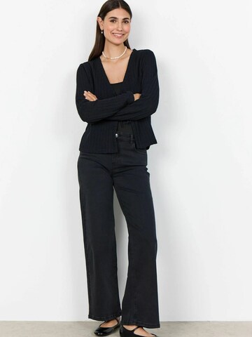 Soyaconcept Gebreid vest 'Shonas 3' in Zwart