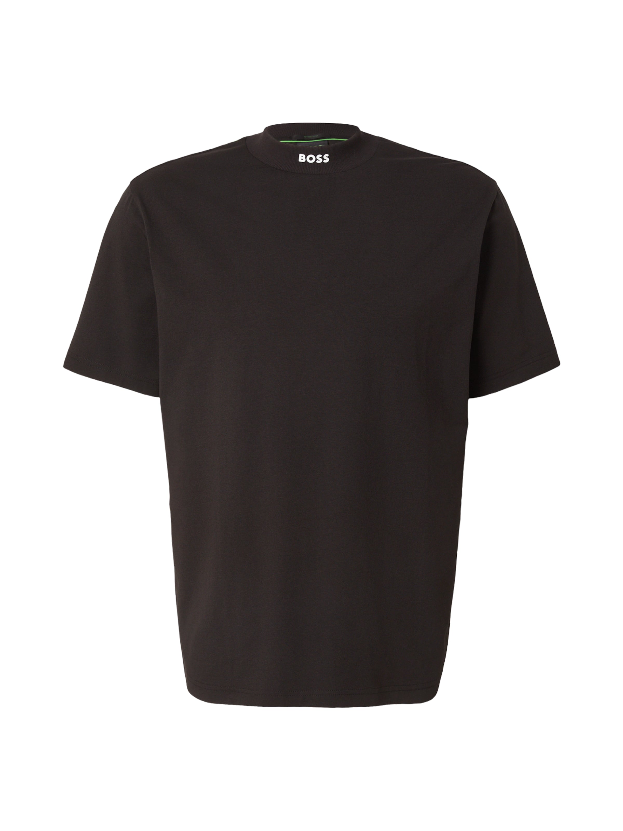 BOSS Majica 'Collar' | rjava barva: sprednja stran