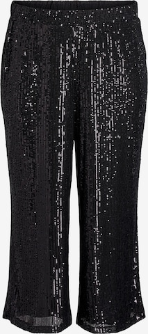 Regular Pantaloni 'MLINA' de la Zizzi pe negru: față