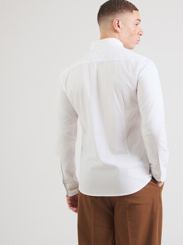 Hackett London Slim fit Skjorta i vit: baksida