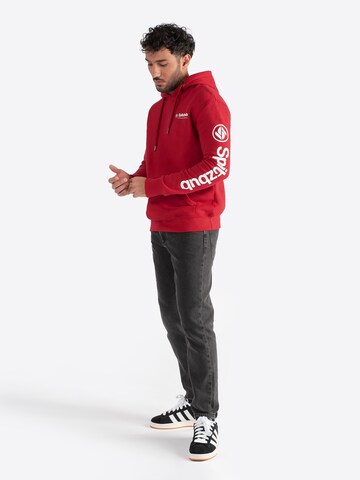 Sweat-shirt SPITZBUB en rouge