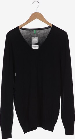 UNITED COLORS OF BENETTON Sweater & Cardigan in XL in Black: front