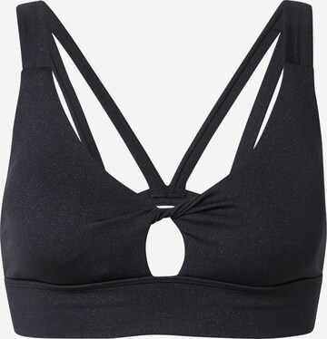 Marika Bustier Sport bh 'Kiera' in Zwart: voorkant