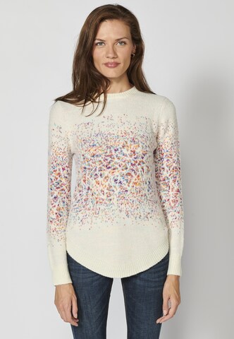 KOROSHI - Pullover em branco: frente