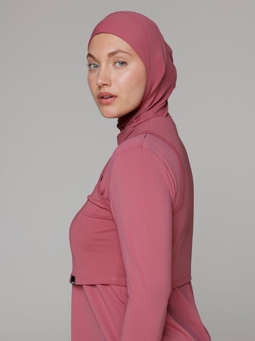 SIYA Swimwear T-shirt Swimsuit 'Hijab' in Red