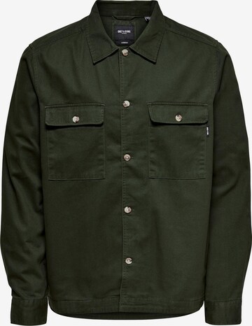 Veste mi-saison 'Ilvio' Only & Sons en vert : devant