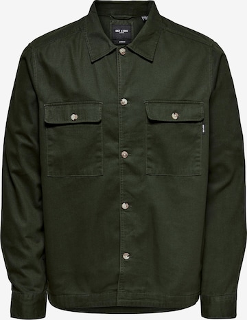 Veste mi-saison 'Ilvio' Only & Sons en vert : devant