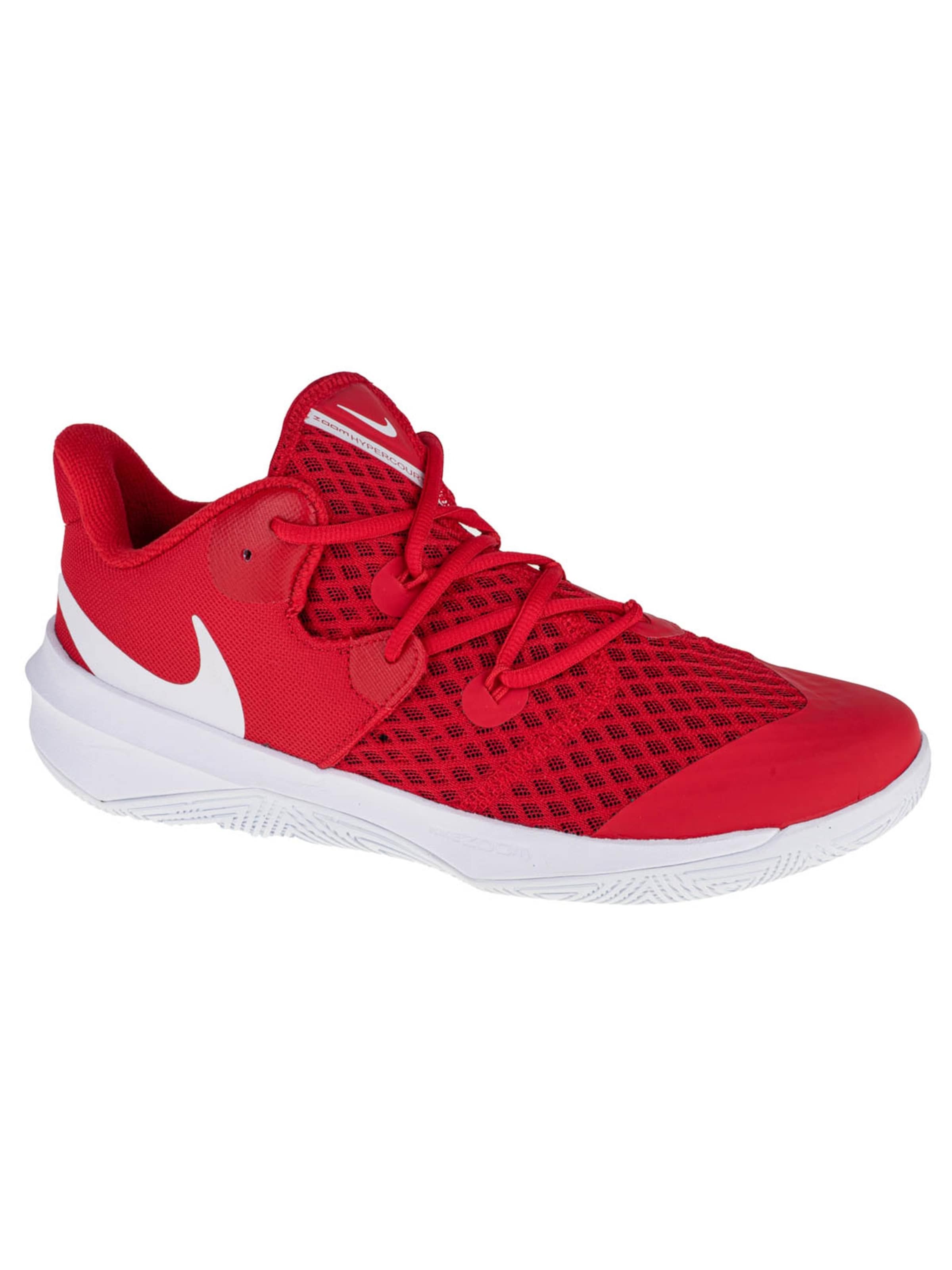 NIKE Athletic Shoes 'Zoom Hyperspeed Court' in Red: front