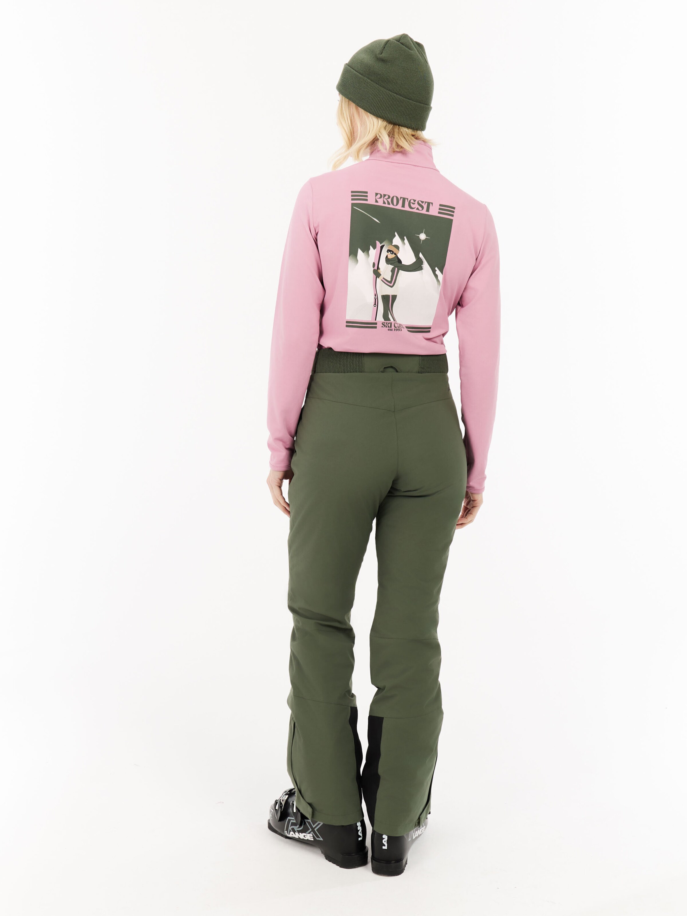 PROTEST Slim fit Sports trousers 'PRTVoleta' in Green