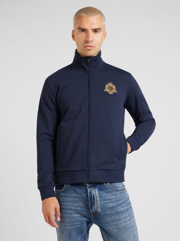 Giacca di felpa 'HERITAGE' di Hackett London in blu: frontale