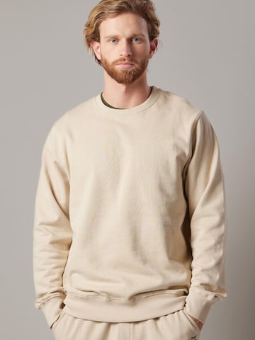 Felpa 'Felpa Felpata Girocollo' di OWN Off With Nature in beige: frontale