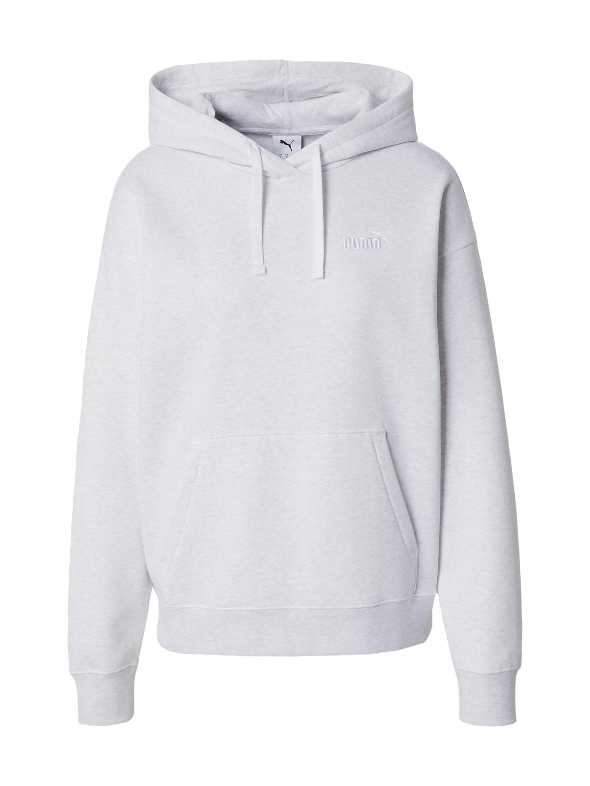 Felpa sportiva 'ESS Small No 1' di PUMA in bianco: frontale