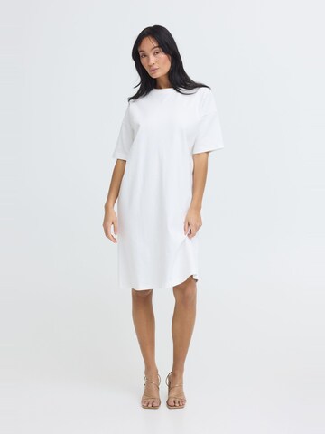 Oxmo T-Shirt-Kleid ' OXNSandy ' in Weiß