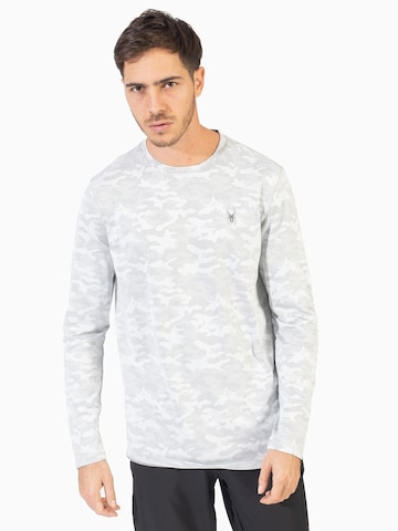 T-Shirt fonctionnel Spyder en blanc