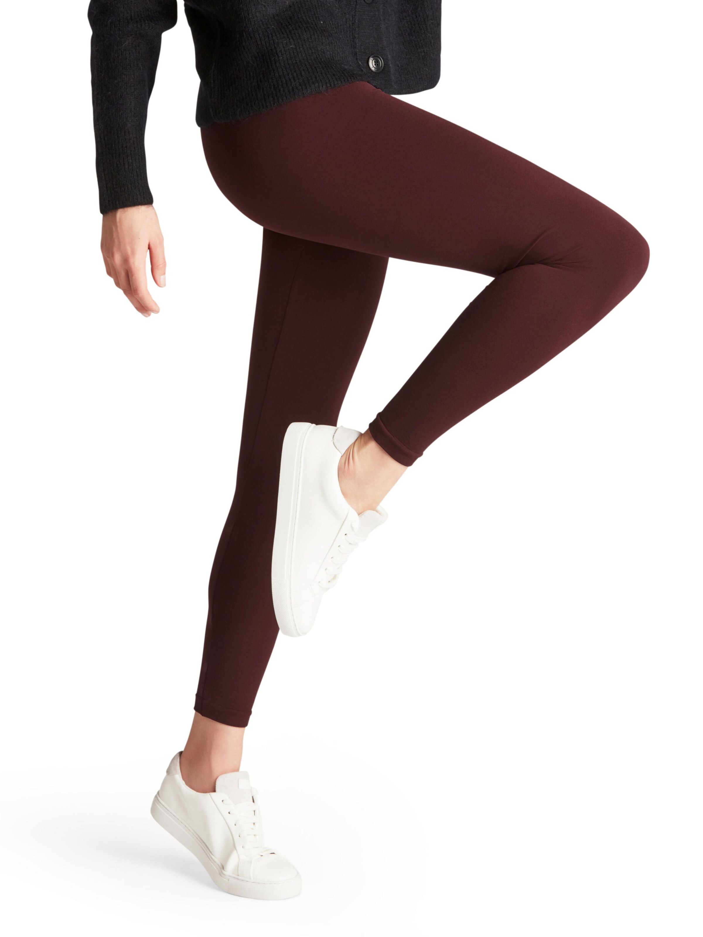 FALKE Skinny Leggings 'Seamless' in Red