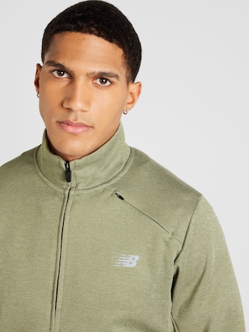 Veste de survêtement new balance en vert