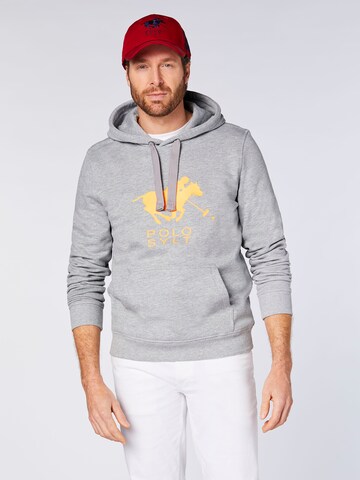 Polo Sylt Sweatshirt in Grey: front